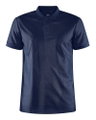 Craft Sport-Polo Core Unify (funktionelles Recyclingpolyester) melangeblau Herren